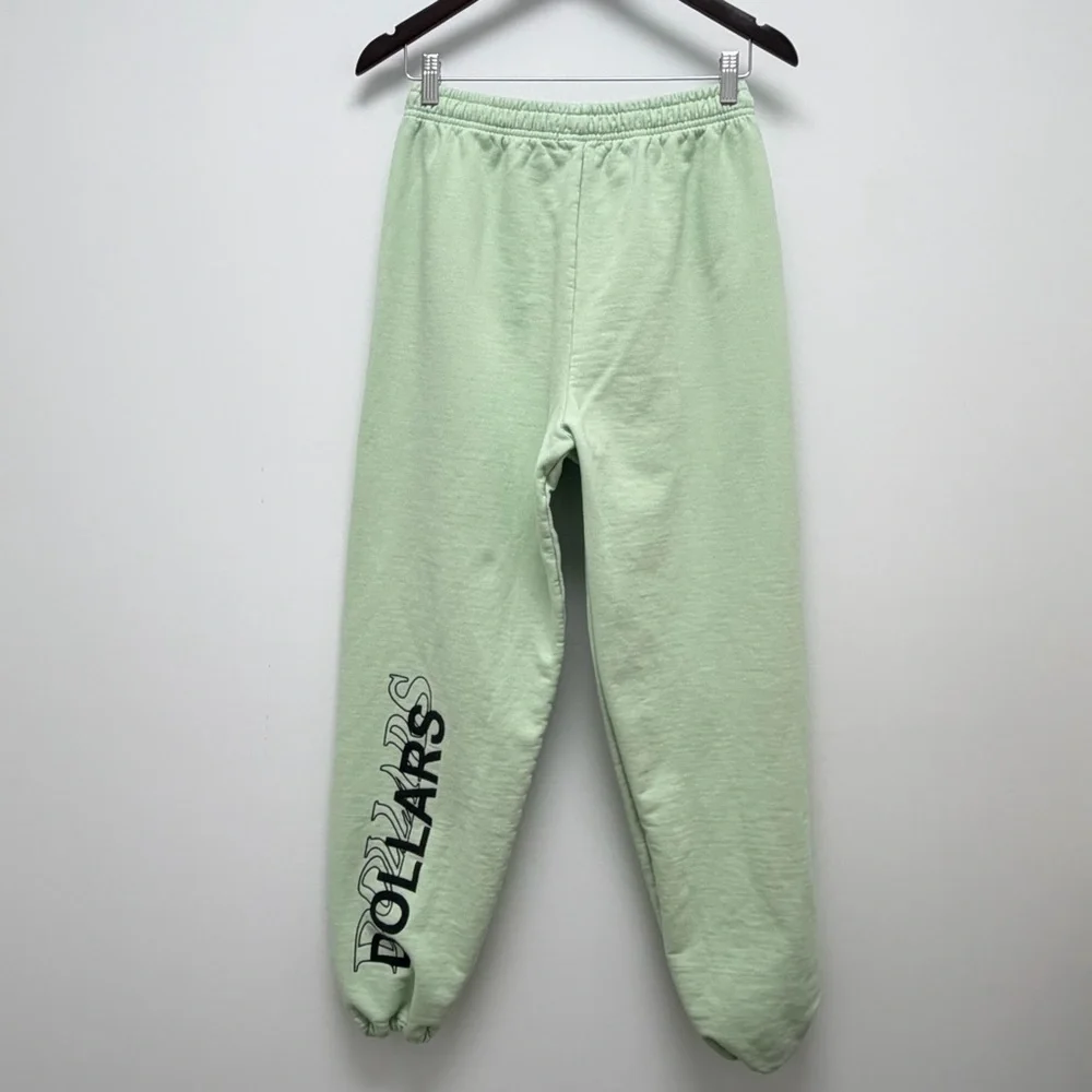 The Mayfair Group It Costs Zero Dollars Sweatpants Green Size Small/Medium